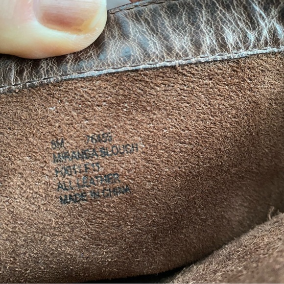 Frye Miranda Slouch Chocolate Brown Leather Boots - Picture 10 of 12